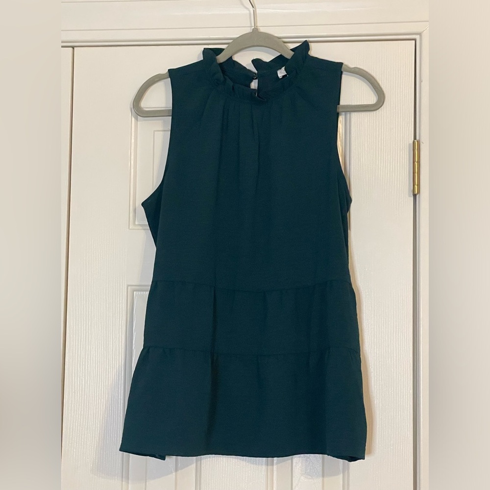 Deep teal top